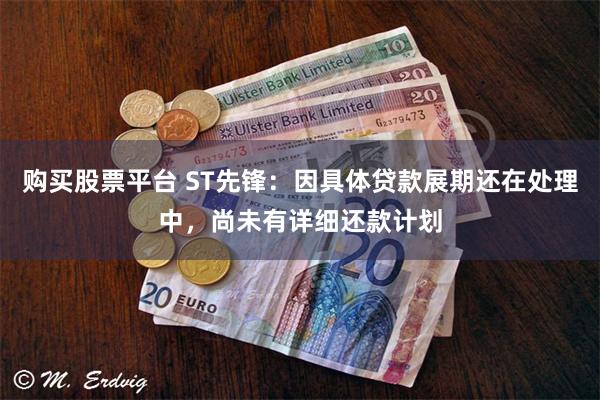 购买股票平台 ST先锋：因具体贷款展期还在处理中，尚未有详细还款计划